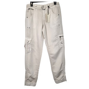 Anthropologie Marrakech Deidre Cargo Ankle Zip Jogger Pants Size 27